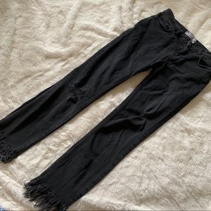 Free People Midrise distressed jeans